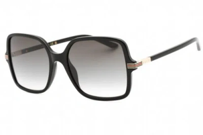 Pre-owned Gucci Gg1449s-001-55 Sunglasses Size 55mm 140mm 19mm Black Women In Gray