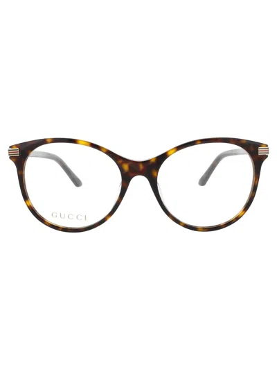 Gucci Gg1450 O Eyeglasses In Havana - Demo