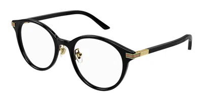 Gucci Gg1454ok Asian Fit Women's Glasses, Black, Size 52