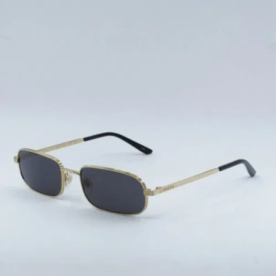 Pre-owned Gucci Gg1457s 001 Endura Gold/grey 57-19-145 Sunglasses In Gray