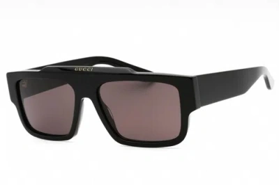 Pre-owned Gucci Gg1460s-001-56 Sunglasses Size 56mm 145mm 16mm Black Men In Gray