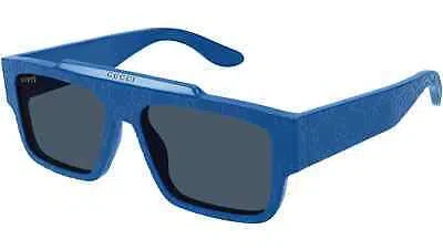 Pre-owned Gucci Gg1460s-008 Blue Monogram