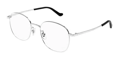 Gucci Gg1469oa Asian Fit 002 Women's Glasses Silver Size 51 - Free Lenses - Blue Light Block Available