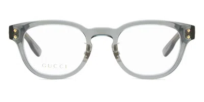 Gucci Gg1470oj Asian Fit Men's Glasses, Clear, Size 48 In Gray