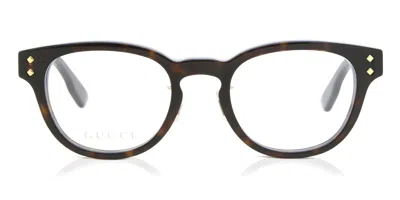 Gucci Gg1470oj Asian Fit Men's Glasses, Tortoiseshell, Size 48 In Black