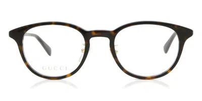 Gucci Gg1474oj Asian Fit Women's Glasses, Tortoiseshell, Size 48 In Black