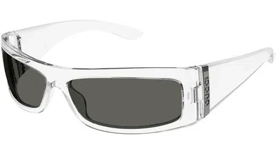 Pre-owned Gucci Gg1492sa-002 Crystal Sunglasses In Gray