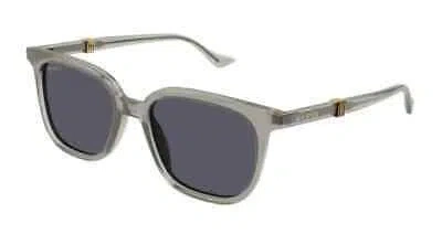 Pre-owned Gucci Gg1493s-003 Brown Sunglasses In Gray