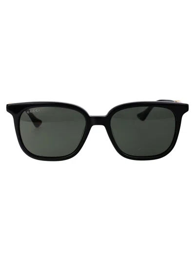 Gucci Gg1493s Black Sunglasses In 001 Black Black Grey