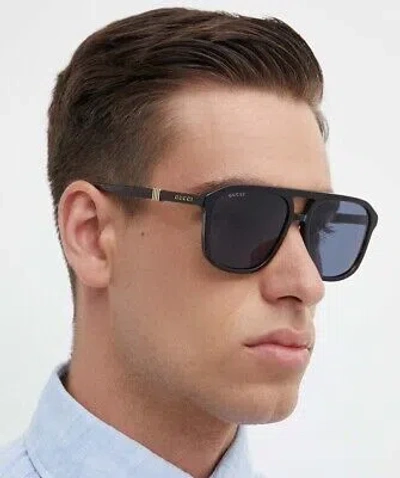 Pre-owned Gucci Gg1494s-002 Havana Sunglasses