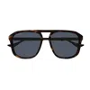 Gucci Tortoiseshell Navigator-frame Sunglasses