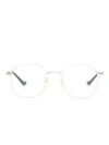 Gucci Gg1496oa Round-frame Glasses In Gold