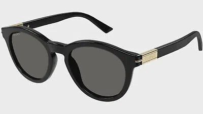 Pre-owned Gucci Gg1501s 001 Black Grey In Gray