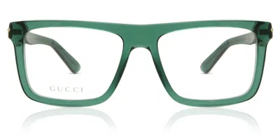Gucci Gg1504o Men's Glasses, Green, Size 56