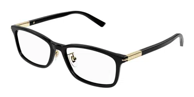 Gucci Gg1506oj Asian Fit Women's Glasses, Black, Size 55
