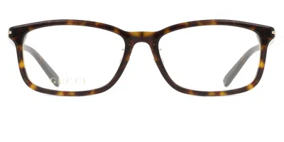 Gucci Gg1506oj Asian Fit Women's Glasses, Tortoiseshell, Size 55 In Brown