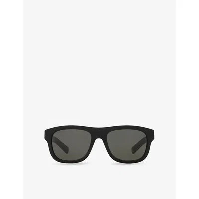 Gucci Womens Black Gg1509s Round-frame Acetate Sunglasses