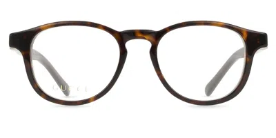Gucci Gg1510o Men's Glasses, Tortoiseshell, Size 49 In Brown