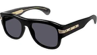 Pre-owned Gucci Gg1517s-001 Black Grey In Gray