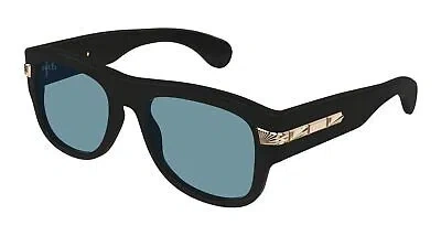 Pre-owned Gucci Gg1517s-002 Black Sunglasses In Blue