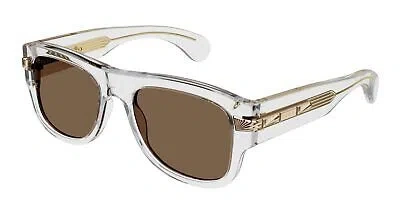Pre-owned Gucci Gg1517s-004 Crystal Sunglasses In Brown