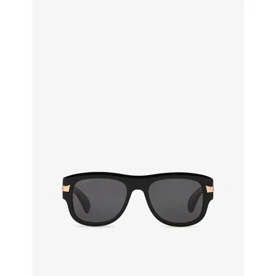Gucci Womens Black Gg1517s Square-frame Acetate Sunglasses