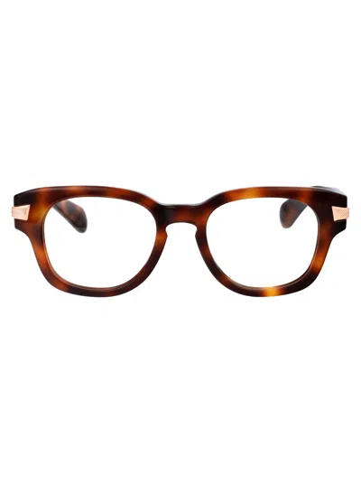 Gucci Gg1518o Glasses In 002 Havana Havana Transparent