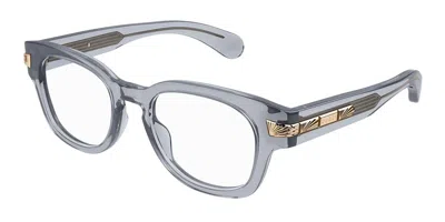 Gucci Gg1518o Men's Glasses, Clear, Size 51 In Gray