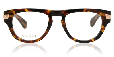 Gucci Gg1519o Men's Glasses, Tortoiseshell, Size 51 In Pattern