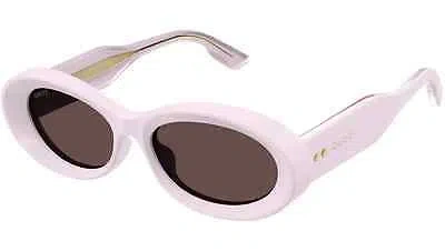 Pre-owned Gucci Gg1527s-003 Pink Brown