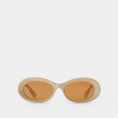 Gucci Gg1527s Sunglasses -  - Acetate - Beige In Orange