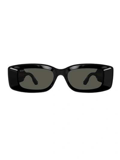 Gucci Gg1528s Sunglasses In Black Black Grey