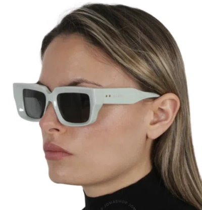 Pre-owned Gucci Gg1529s-003-54 Green Sunglasses