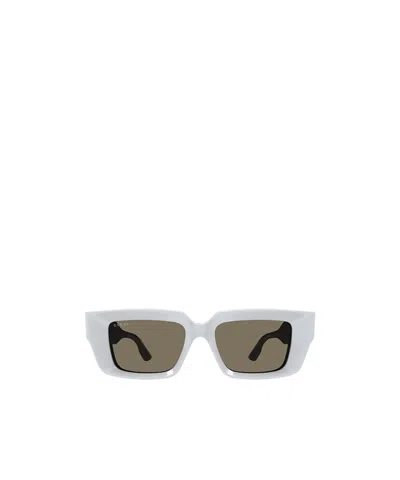 Gucci Gg1529s Rectangle-frame Sunglasses In Green