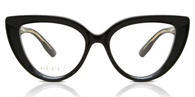 Gucci Gg1530o Women's Glasses, Black, Size 52 In Gold