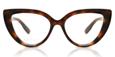 Gucci Gg1530o Women's Glasses, Tortoiseshell, Size 52 In Green