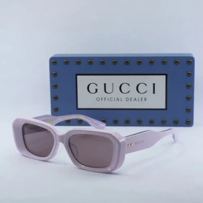 Pre-owned Gucci Gg1531sk 003 Pink/brown 54-18-145 Sunglasses