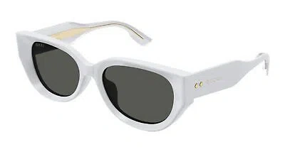 Pre-owned Gucci Gg1532sa-003 Grey Sunglasses In Gray