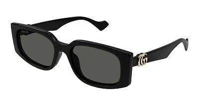 Pre-owned Gucci Gg1534s-001 Black Sunglasses In Gray