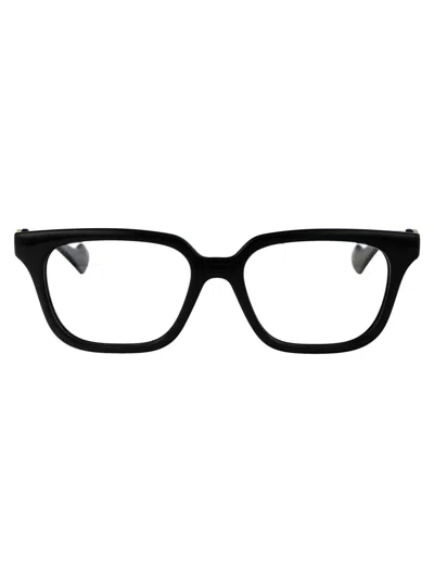 Gucci Gg1536o Glasses In 001 Black Black Transparent
