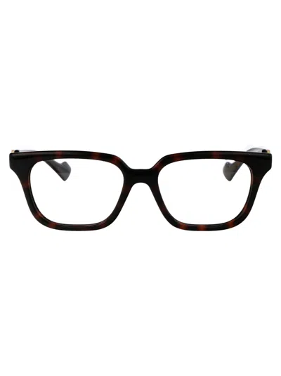 Gucci Gg1536o Glasses In Havana-havana-transparent