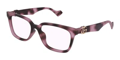 Gucci Gg1537ok Asian Fit Women's Glasses, Tortoiseshell, Size 55
