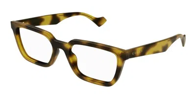 Gucci Gg1539o Men's Glasses, Tortoiseshell, Size 54