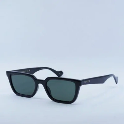 Pre-owned Gucci Gg1539s 001 Black/grey 55-19-145 Sunglasses Authentic In Gray