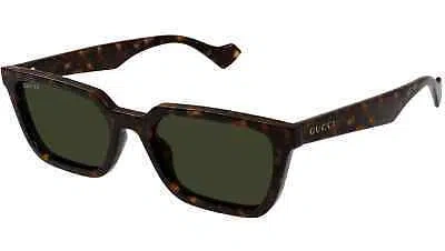 Pre-owned Gucci Gg1539s-002 Havana In Green