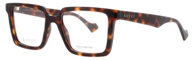 Gucci Gg1540o Men's Acetate Eyeglasses, 52-18-145 In White