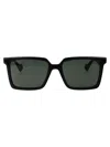 Gucci Black Black Grey Acetate Sunglasses In Black