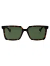 Gucci Havana Havana Green Acetate Sunglasses In Green