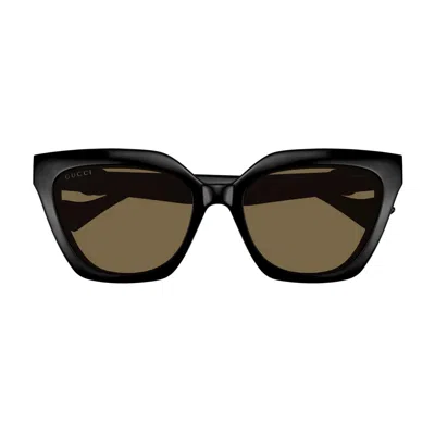 GUCCI GG1542S LINEA GG LOGO 001 BLACK GLASSES