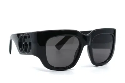 Pre-owned Gucci Gg1545s 001 Black Grey Authentic Sunglasses 53-20 In Gray